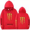 Premium "Monster Claw" Y2K Grafik Unisex Hoodie – Locker geschnittener Langarm-Hip-Hop Pullover für Outdoor-Freizeitkleidung