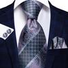 280 Styles Silk Mens Tie Pocket Square Hankerchief Cufflinks Wedding Set Prom