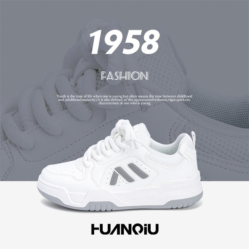 Global Trend Versatile Board Shoes Men's ZHQ68292 Spring Men's Shoes Thick-soled Breathable Low-top Casual Bread Shoes Men