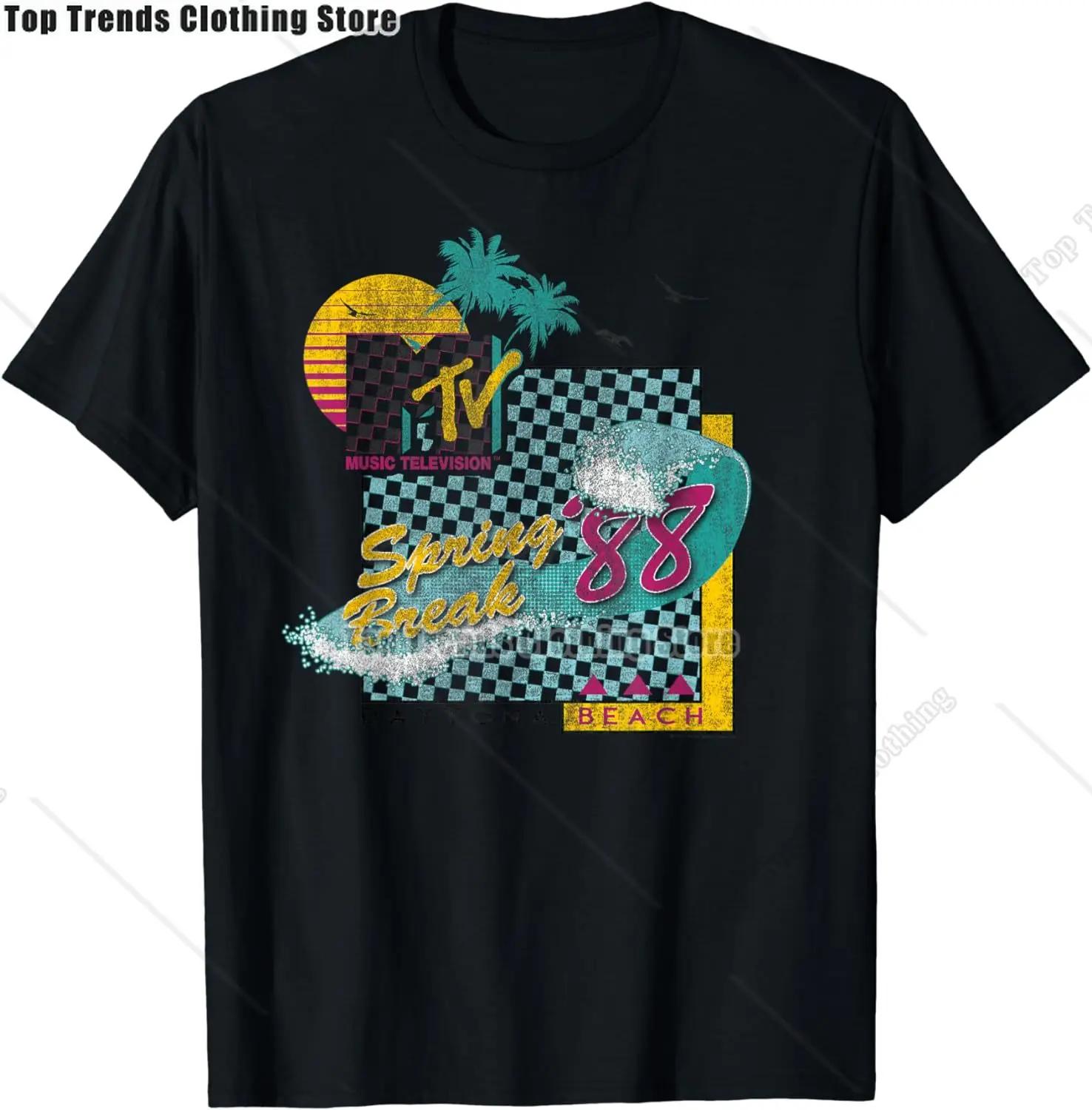 Футболки с классическим логотипом MTV Moster Design S