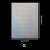 5Pcs A4 Holographic Lamination Film Clear Waterproof Holographic Vinyl Stickers Paper Transparent Laser Cold Lamination Film