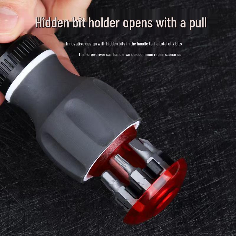 Chubby 8-in-1 Multifunctional Ratchet Screwdriver Set: Portable Phillips, Flathead & Special Shapes
