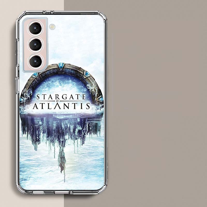 Stargate Atlantis Phone Case For Samsung Galaxy S25 Edge S24 S23 FE S21 S20 S10 Plus S22 S26 Ultra Cover Clear Cases TPU Capa Sh