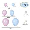 110pcs Macaron Pink Balloon Garland Baby Shower Ballon Arch Gender Reveal Wedding Birthday Party Anniversary Love Day