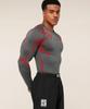 GYMSHARK Heren Storm Naadloos Lange Mouwen Sneldrogend Compressie Shirt voor Sport & Fitness