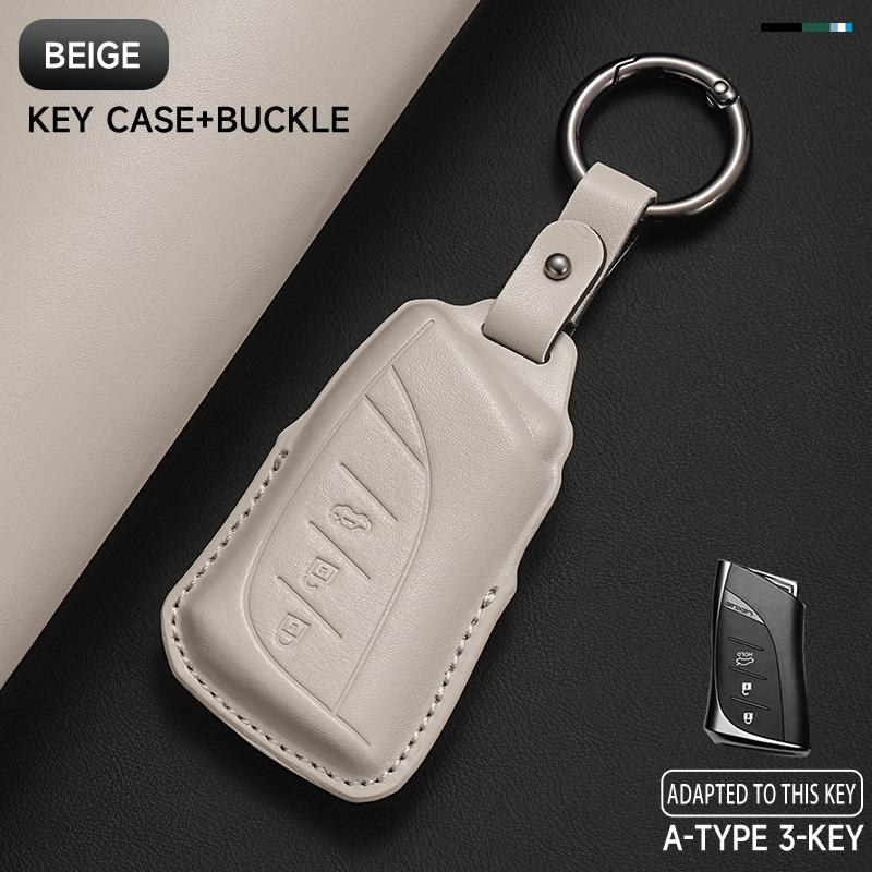 

Leather Car Key Cover Case Protection Shell Keychain For Lexus NX ES UX US RC LX GX IS RX 200 250h 350h LS 450h 260h 300h UX200