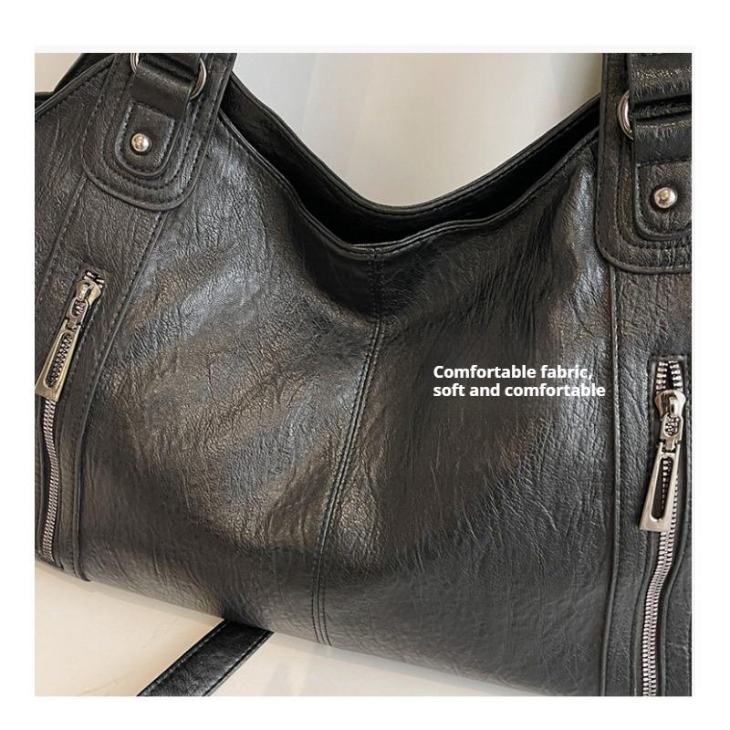 Winter Female Handbag Large Capacity Shoulder Bags Big Tote Bag Ladies Soft Leather Hobos Messenger Bags Women Shopper Bag