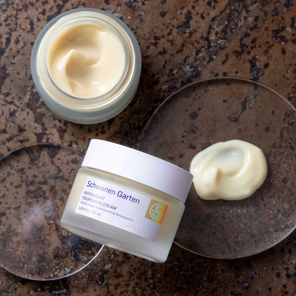 Schwanen Garten Nourishing Cream 50ml Night Repair SG Antioxidant High Clean Organic Korean Skin Care 1.69oz / - Cream, Source, Moisturizing, Vegan,