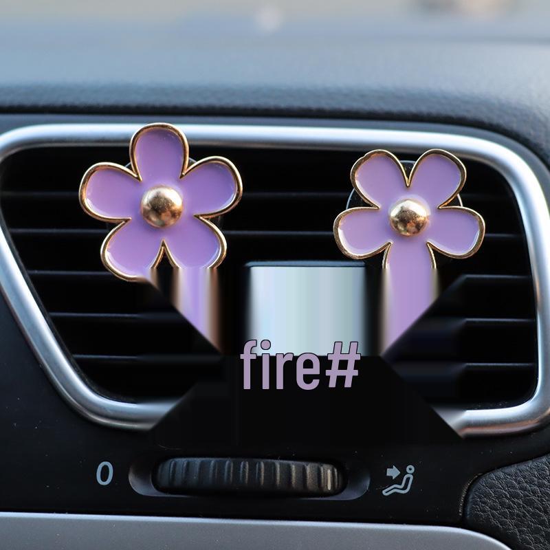 Small Daisy Car Air Freshener Clip for Air Conditioning Vents
