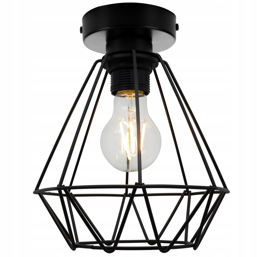 LOFT CEILING LAMP DIAMOND EDISON WIRE LED