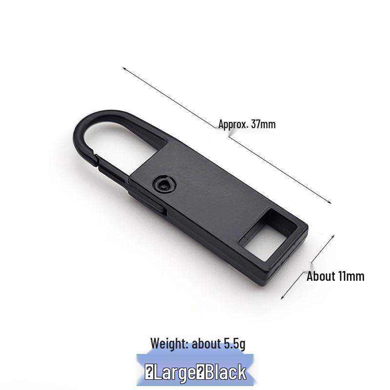 Tool-Free Metal Zipper Puller for Luggage, Bags, Jackets, Clothes, and Shoes