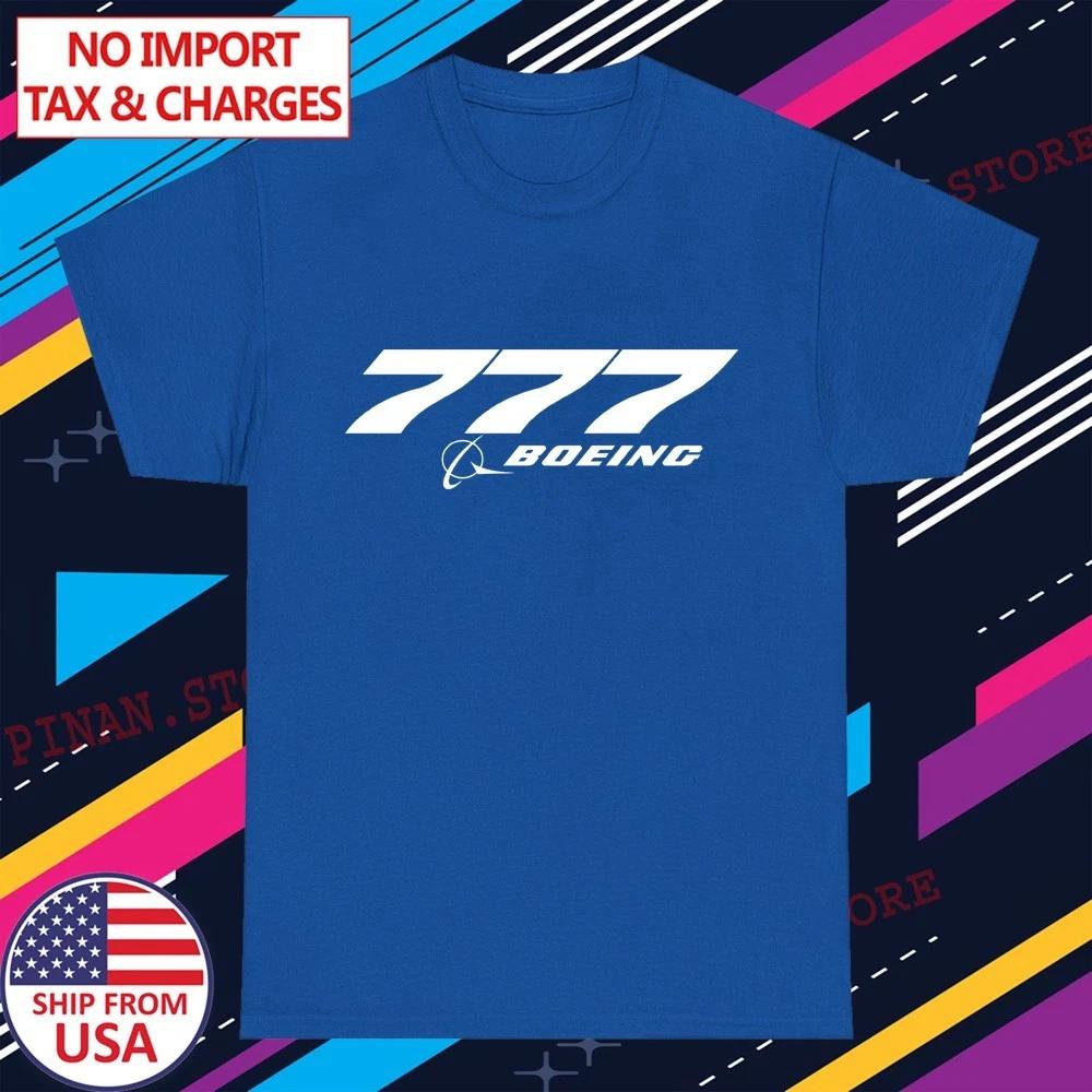 

Boeing 777 Aeroplane Men s Blue Size S-5XL 4XL