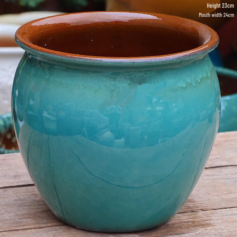Extra Large Breathable Ceramic Pot for Bougainvillea, Roses, Chlorophytum, and Succulents