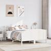 VidaXL Bed Frames Without Mattress White 150x200 Cm Solid Pine Wood 3306964
