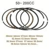 Motorcycle Piston Rings For CG EN CH GY6 JH 50 60 70 80 100 125 150 200 250cc ATV 139QMB Scooter Engine