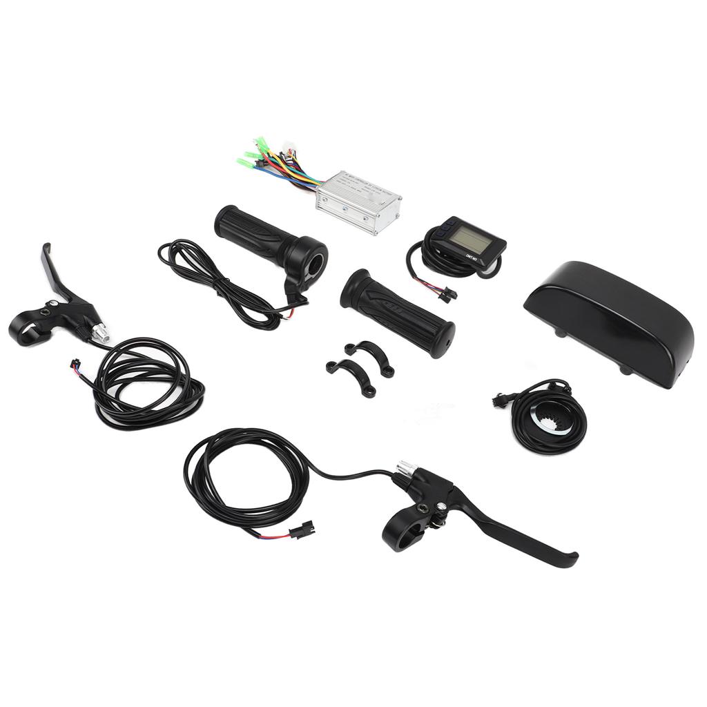 500W 22A DC 36V 48V Electric Bike Controller S866 Display Meter Thumb Throttle Brake Handle Set