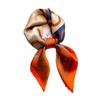 Silk Scarf Women'S Scarf Shawl 70Cm Korean Small Square Scarf Satin Surface Print Sun-Proof Headscarf