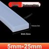 High-Temperature Resistant Transparent Silicone Rubber Sealing Strip