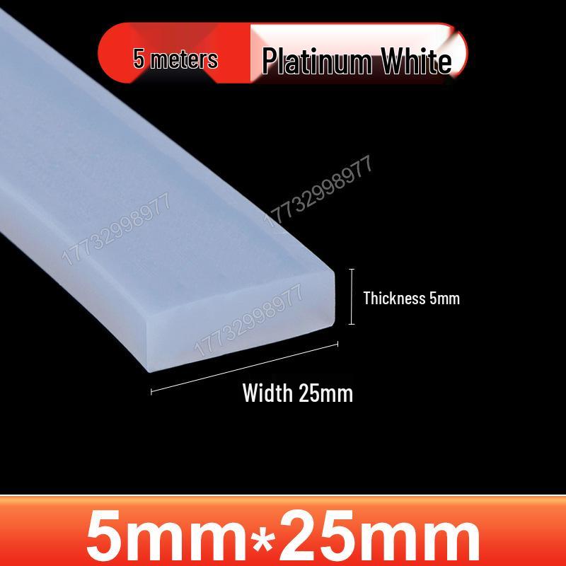 High-Temperature Resistant Transparent Silicone Rubber Sealing Strip
