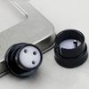 Rhodium Coated Balanced Male Female Connectors Cap for XLR Interfaces Resistant to Dust Humidity and Impact