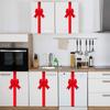 Large Christmas Cabinet Ribbon Bows for Home DIY Craft Cabinet Door Wrapping Gift Christmas Holiday Party Decorations Supplies