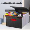 25 Compartments Expandable File Organiser Filing Bag with Handle Plastic Document Organiser for Offices 13x9.6Inch