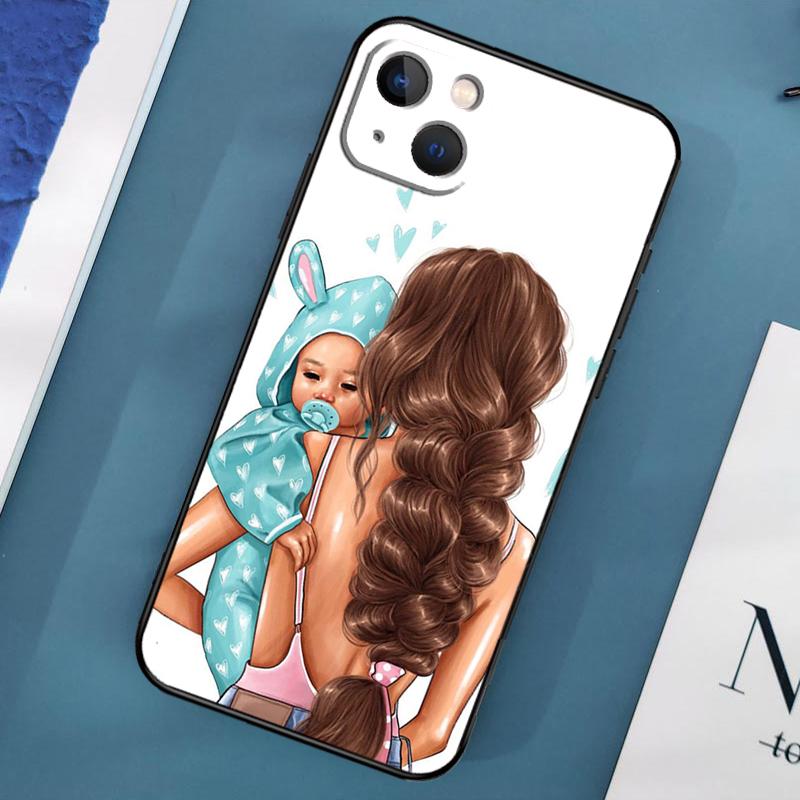 Fashion Super Mom Case For iPhone 15 14 13 12 11 Pro Max XS X XR SE 2020 2022 7 8 Plus 12 13 Mini Cover Shell