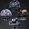 7 Pcs Stainless Steel Feeler Gauge Set 0.1-20mm Clearance Ruler for Cylindrical Bore Taper Welding Hole Inspection Tool
