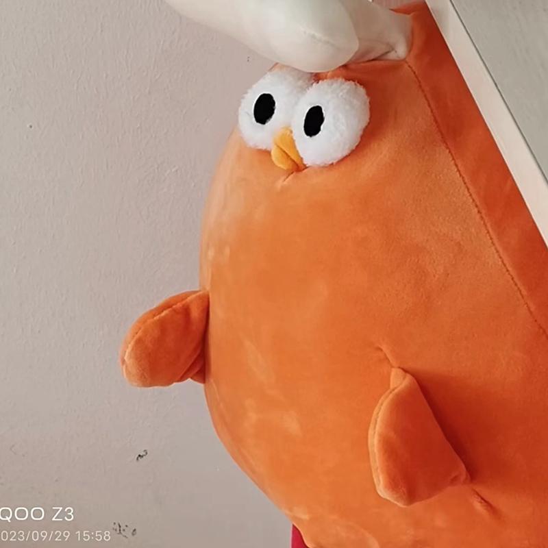 Nové kuřecí stehýnko kuřecí měkké perníkové kuřecí panenky dekorace kreslená simulace ovocná zvířata plyšová hračka polštář narozeninové dárky