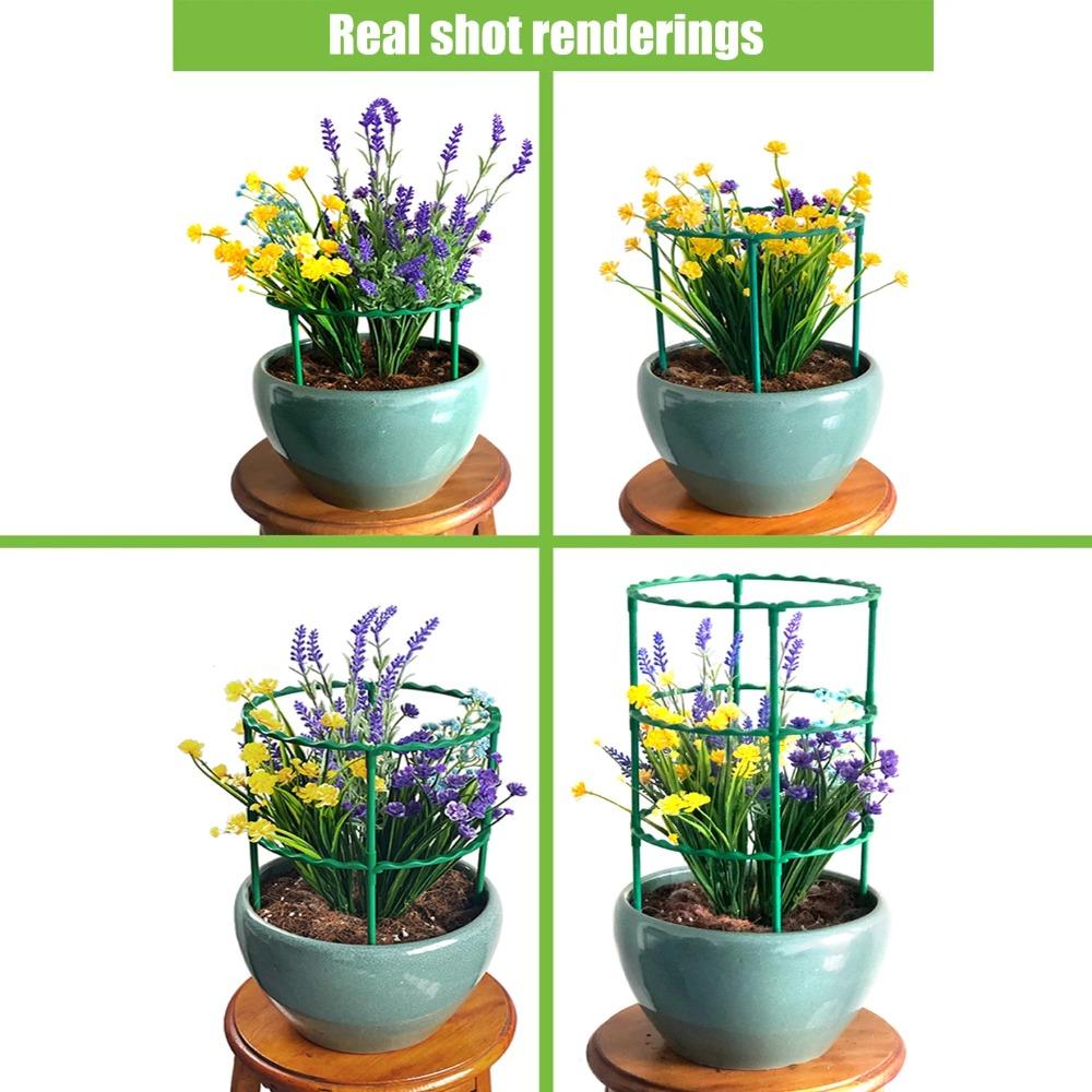 Removable Plant Support Ring Plastic Plant Potted Support Frame  Plant Trellis Bracket Tools