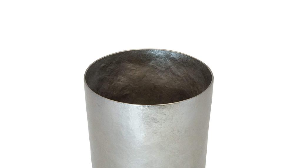 HORIE (T09KM270MGSV) Titanium Double-Walled Tumbler, Kiln-Made, 270cc, Polished Silver, Made in Tsubame, Niigata Prefecture
