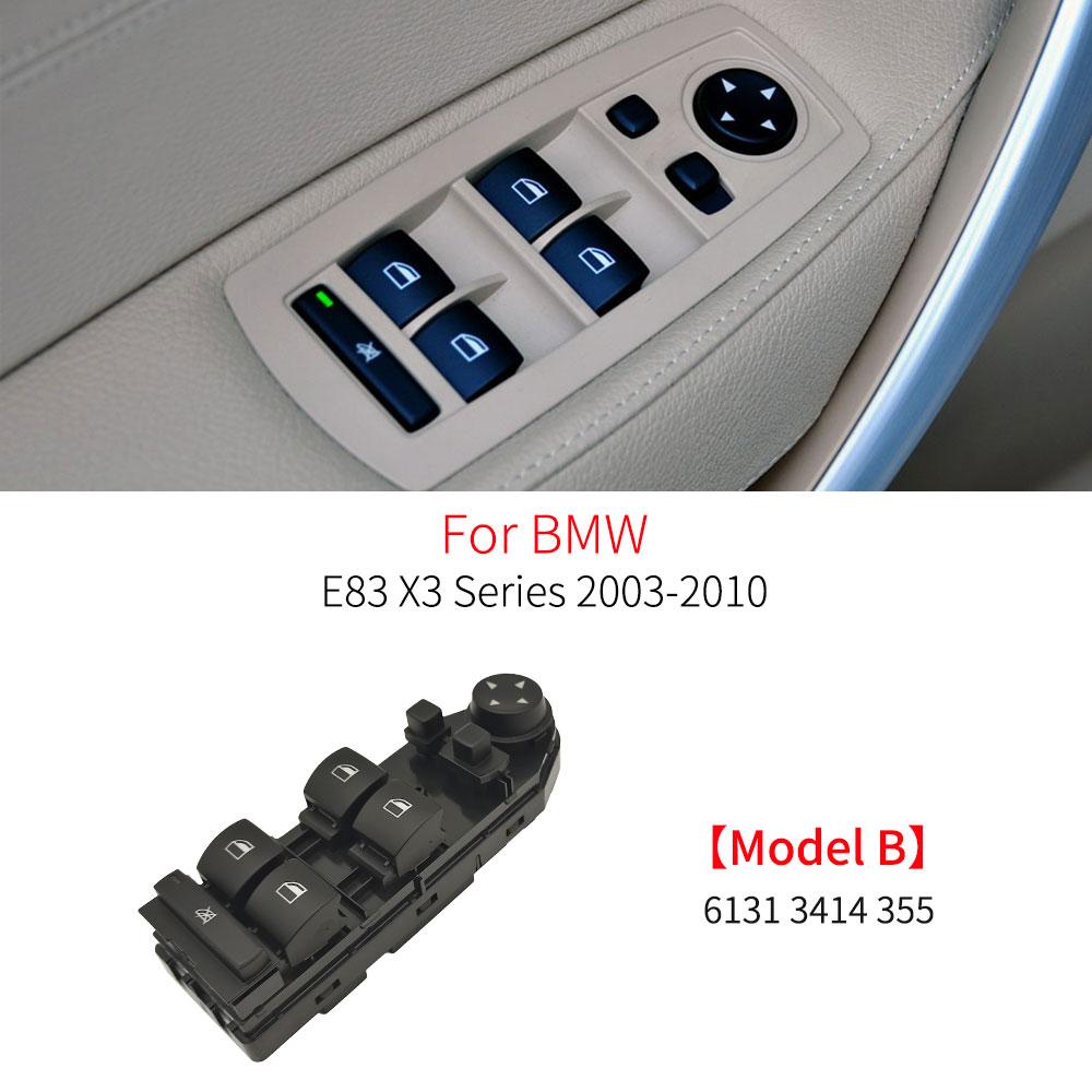 For BMW E83 Car Electric Power Master Window Switch Replacement Accessory For BMW X3 2003-2010 61313414354 61313414355