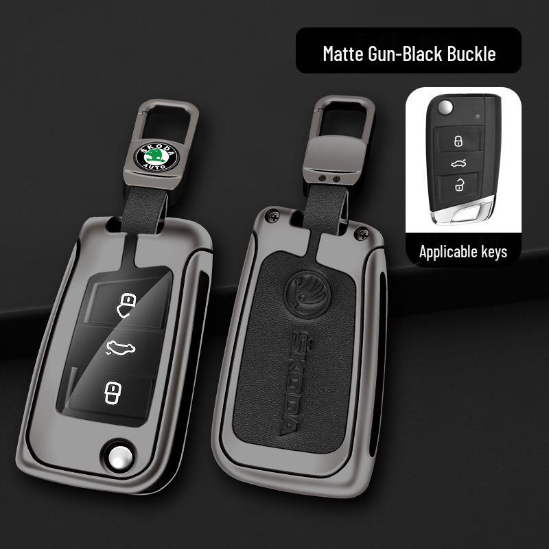 Skoda Key Case for Octavia, Fabia, Kamiq, Superb, Kodiaq, Karoq - Protective Shell