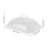 Urhomy Dustproof Food Cover, Transparent Acrylic, Repels Dust and Insects, Maintains Freshness, Rectangular Food and Snack Display Cover, Easy Storage