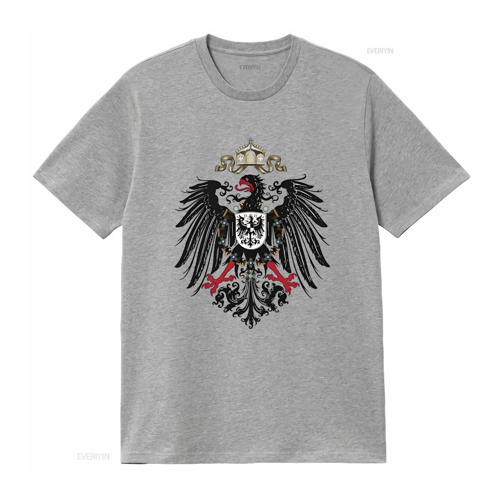Preußischer Adler T-Shirt Deutschland Souveränitätszeichen Druck Einzigartiges Design für Männer und Frauen vintage Gewaschen Vielseitig Stilvoll Lässig