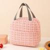 Polyester Small Fragrance Style Bento Bag With Thermal Insulation And Multiple Storage Functions