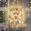 Bohemian Lace Wall Hanging Photo Display with Lights and Clips for Bedroom Decoration