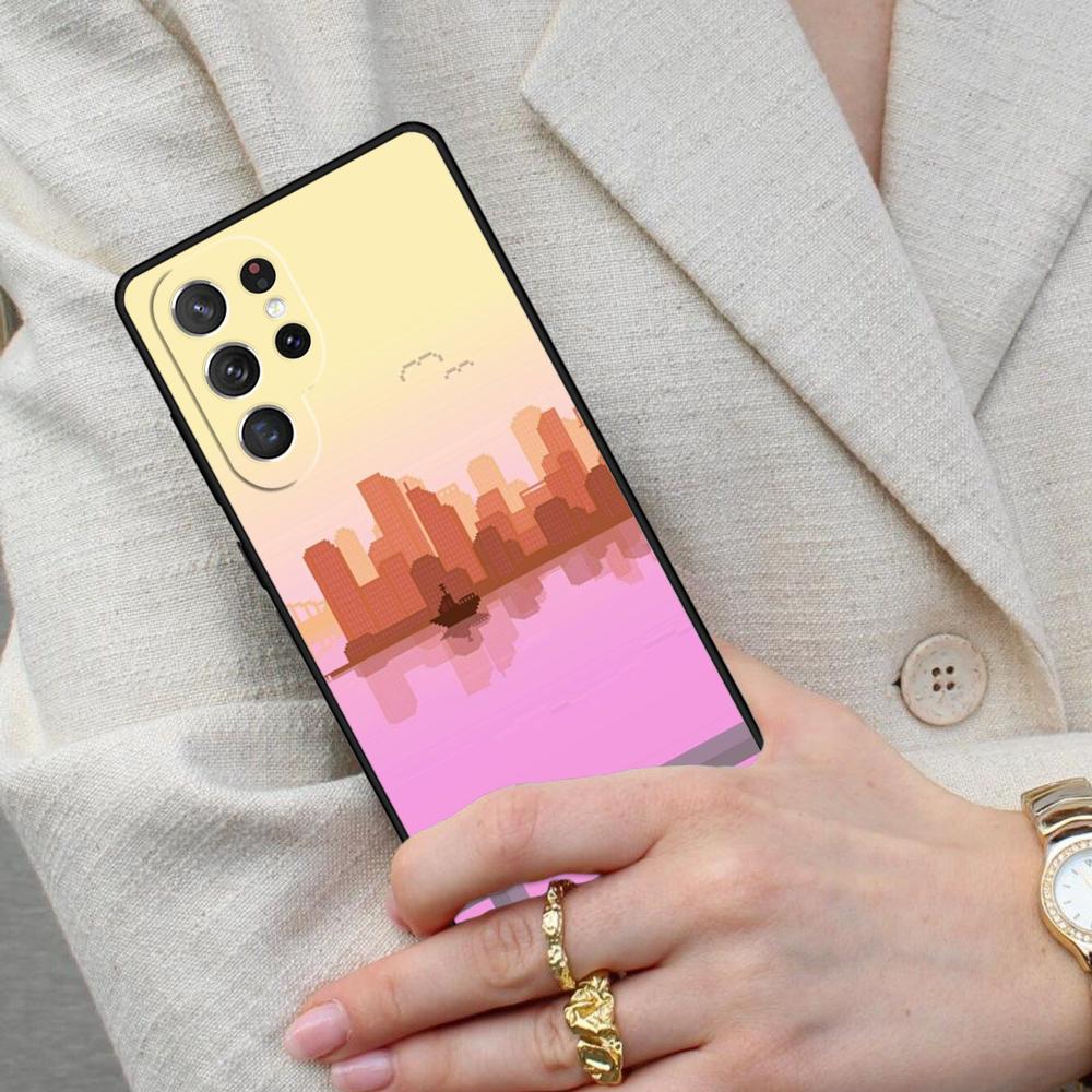 Pixel Art Aesthetic SOFT Cell Phone Case for Samsung Galaxy S26 Ultra S25 S24 S23 S22 S21 S20 Note10 Cover