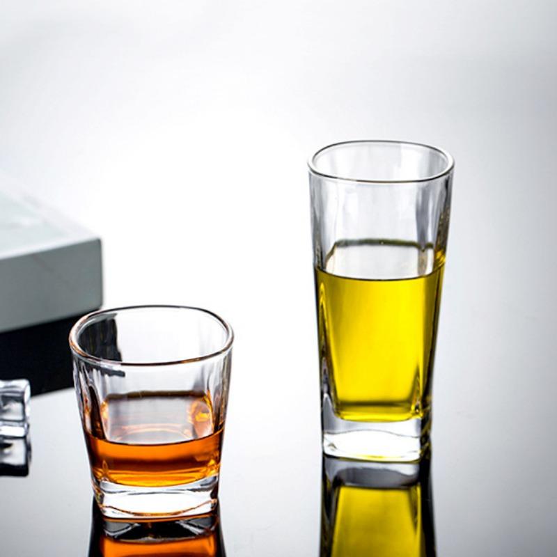 Pahar de băutură Articole de ceai elegante Rezistent la căldură Căni de apă Pahar pentru vin străin Pahar de whisky Pahar transparent pentru apă de gură Hotel Bar Pahar de vin