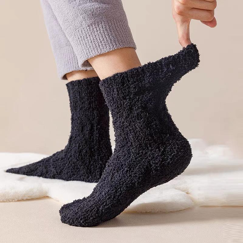 1/3Pairs Men Super Thick Coral Fleece Socks High Quality Home Floor Warm Winter Cold Snow Boot Socks Cotton Plush Thermal Sock