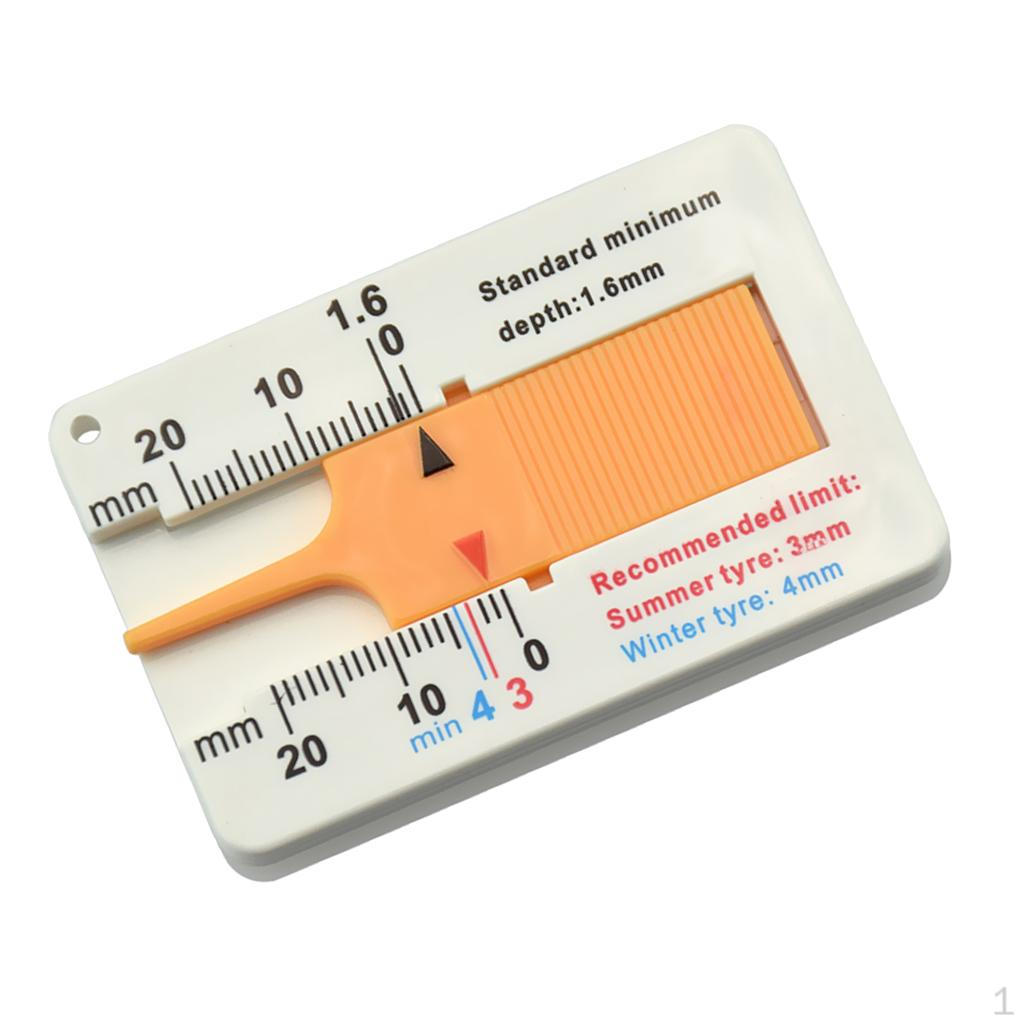 

Plastic Tire Tread Depth Meter Measurer and trucks SUV, 0-20mm