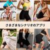 MeadowLina Yoga Yoga Yoga Sports Training Sizes Women's Pants, Leggings, Wear, Tights, Patterned, 3/4 Length, 5/9 Length, Leg-Shaping, Butt-Shaping,