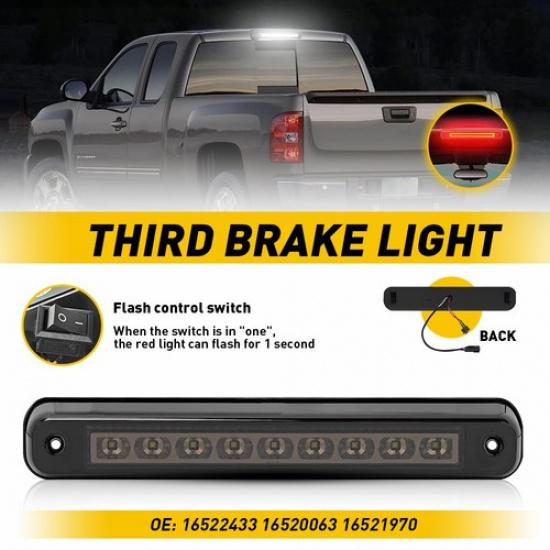 LED Third 3rd Brake Cargo Light For 1988-1998 Chevy GMC C/K 1500 2500 3500 Lamp