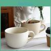 Taza de Avena de 800 ml Extra Grande Cerámica Desayuno Taza Color Sólido Simple Taza Grande Ligeramente Defectuosa
