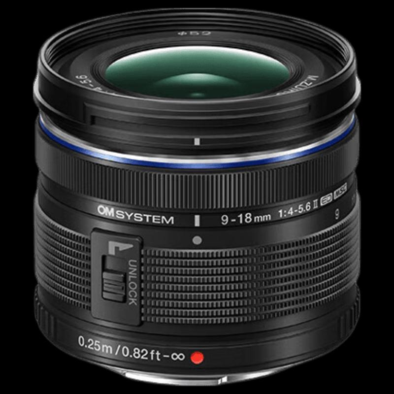 Широкоугольный зум-объектив OM SYSTEM M.ZUIKO DIGITAL ED 9-18mm F4.0-5.6 II