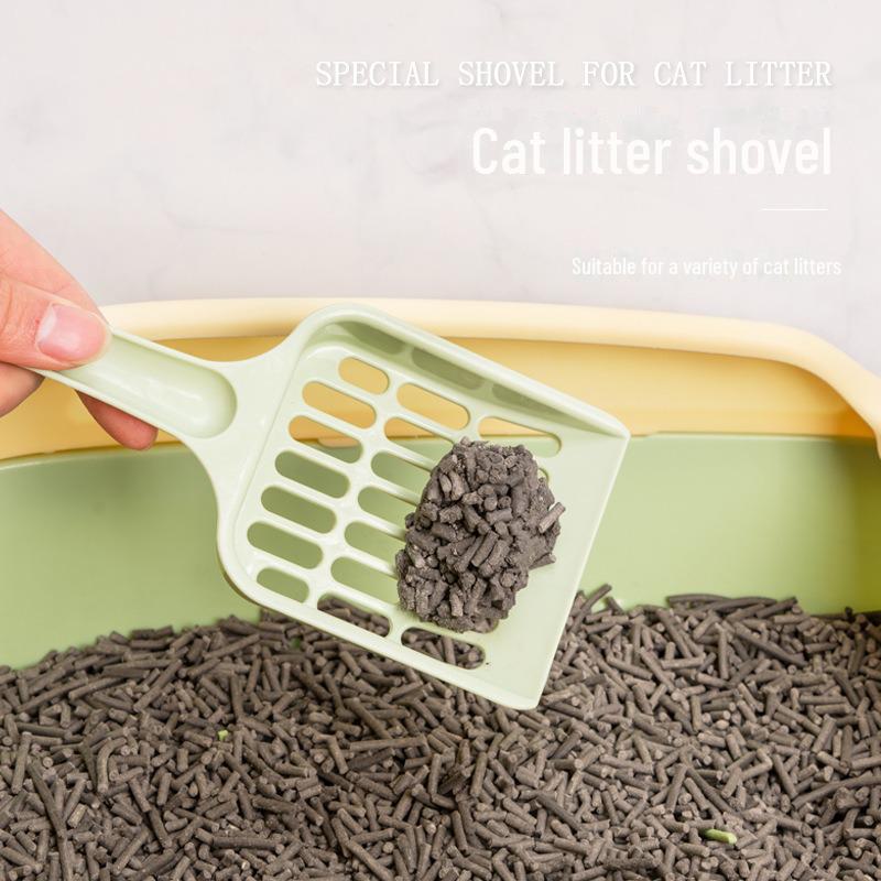 Enlarged Cat Litter Shovel with Small Holes for Tofu Sand - Ideal for Medium-Sized Cats