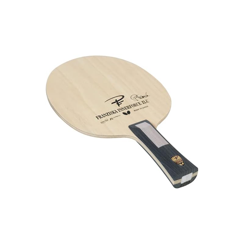 Butterfly Franziska Inner Force ZLC Накладка для настольного тенниса с рукояткой для рукопожатия, наступательная, расклешенная (37121)