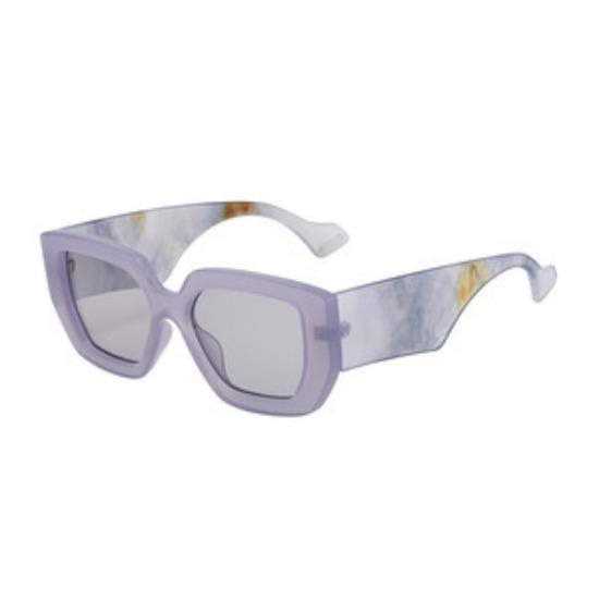 Trend Square Frame Wide Temple Sunglasses Women'S Large Frame Sunglasses Women'S Sunglasses