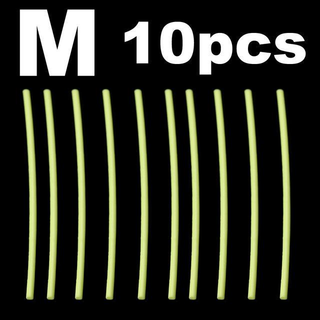 Bimoo 10 bucăți/pachet spumă cilindrică de înaltă densitate cu gaură centrală pentru pescuit flotor stick legare muște instalație bricolaj etc.Dimensiune SML