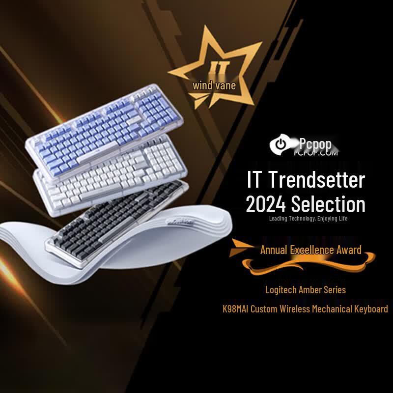 Logitech ALTO KEYS K98M Amber Series AI Customizable Wireless Mechanical Keyboard